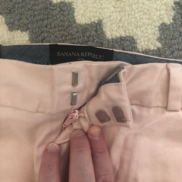 NWT banana republic light pink chino shorts-size 8 - Picture 4 of 5